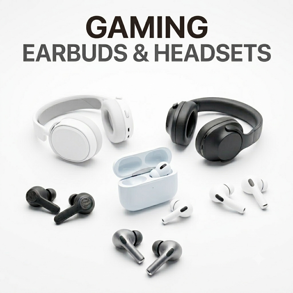 Gaming Earbuds & Headsets