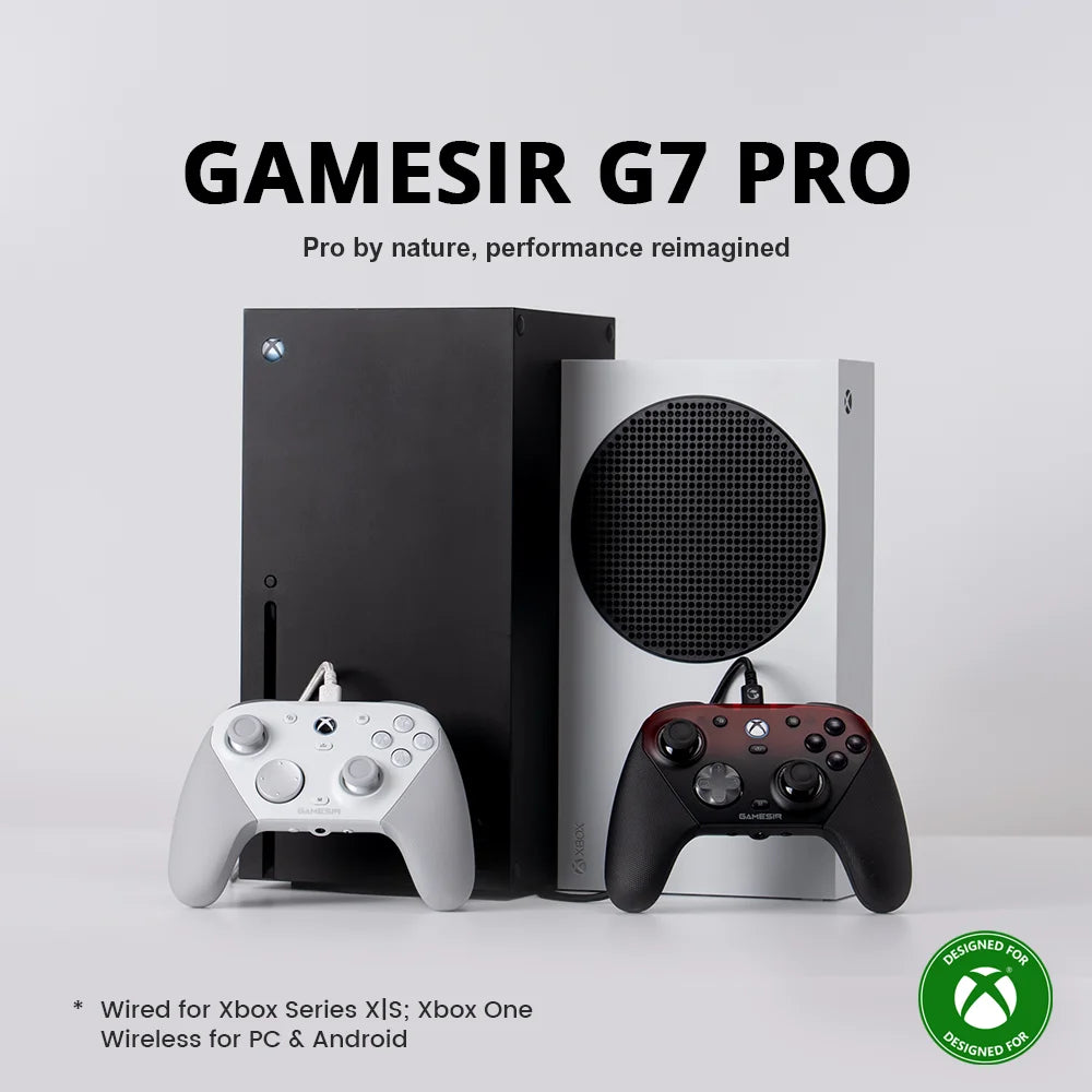 GAMESIR G7 Pro Xbox Controller for Xbox Series X|S, Xbox One X|S, Steam, PC, Android Phone - Hall Effect, Charging Dock, Gyro
