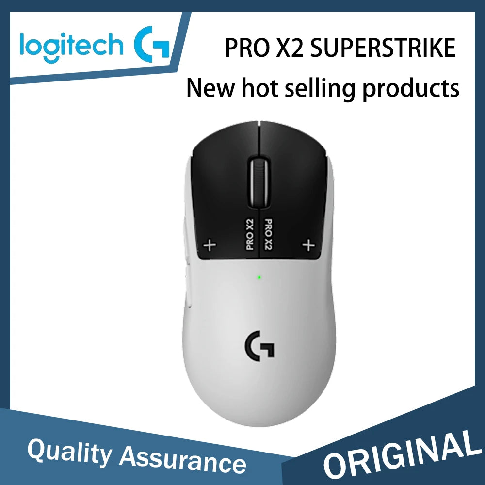 LOGITECH PRO X2 SUPERSTRIKE Wireless Gaming Mouse Professional Gaming Mouse 44000DPI HITS Sensing For PC Gamers
