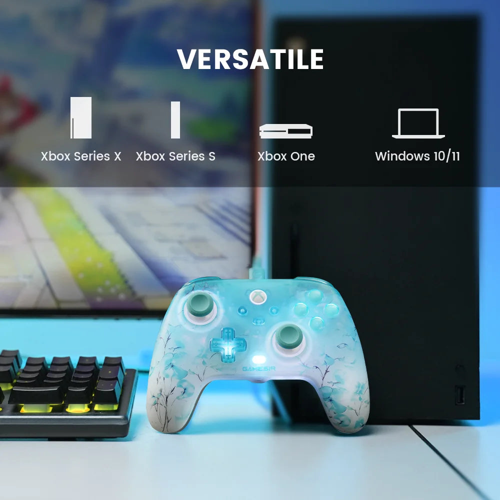 GAMESIR T7 Pro Floral Xbox Gamepad Hall Effect Game Controller for Xbox Series X, Xbox Series S, Xbox One X | S game console