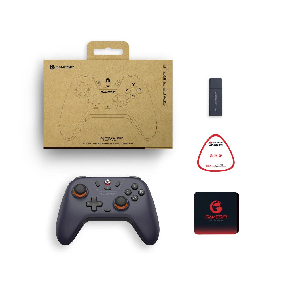 GAMESIR Nova Lite Wireless Gamepad — Hall Effect Joysticks | Xbox, PS5, PS4, PC, Android, IOS