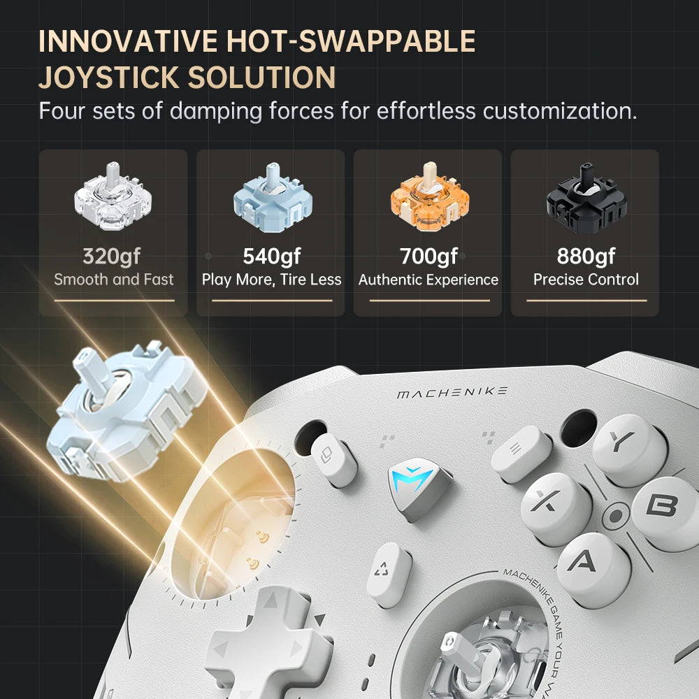 MACHENIKE G5Pro V2 Wireless Controller — 1000Hz, RGB Dock | PC, PS5, PS4, Xbox