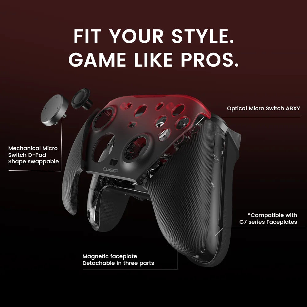 GAMESIR G7 Pro Xbox Controller for Xbox Series X|S, Xbox One X|S, Steam, PC, Android Phone - Hall Effect, Charging Dock, Gyro
