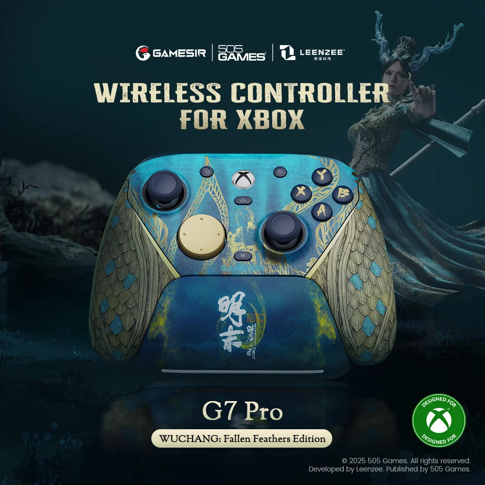 GAMESIR G7 Pro Wireless Controller — WUCHANG Edition | TMR Joysticks & Motion Control | Xbox, PS5, PS4, PC