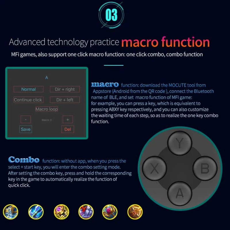 Playstation Bluetooth Mobile Gaming Controller