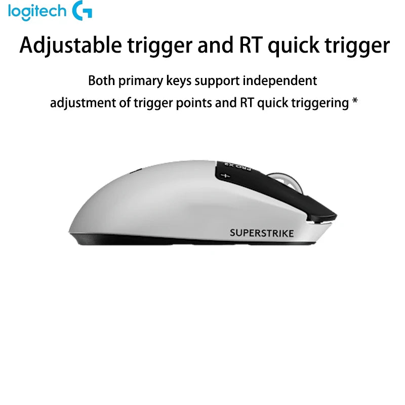 LOGITECH PRO X2 SUPERSTRIKE Wireless Gaming Mouse Professional Gaming Mouse 44000DPI HITS Sensing For PC Gamers