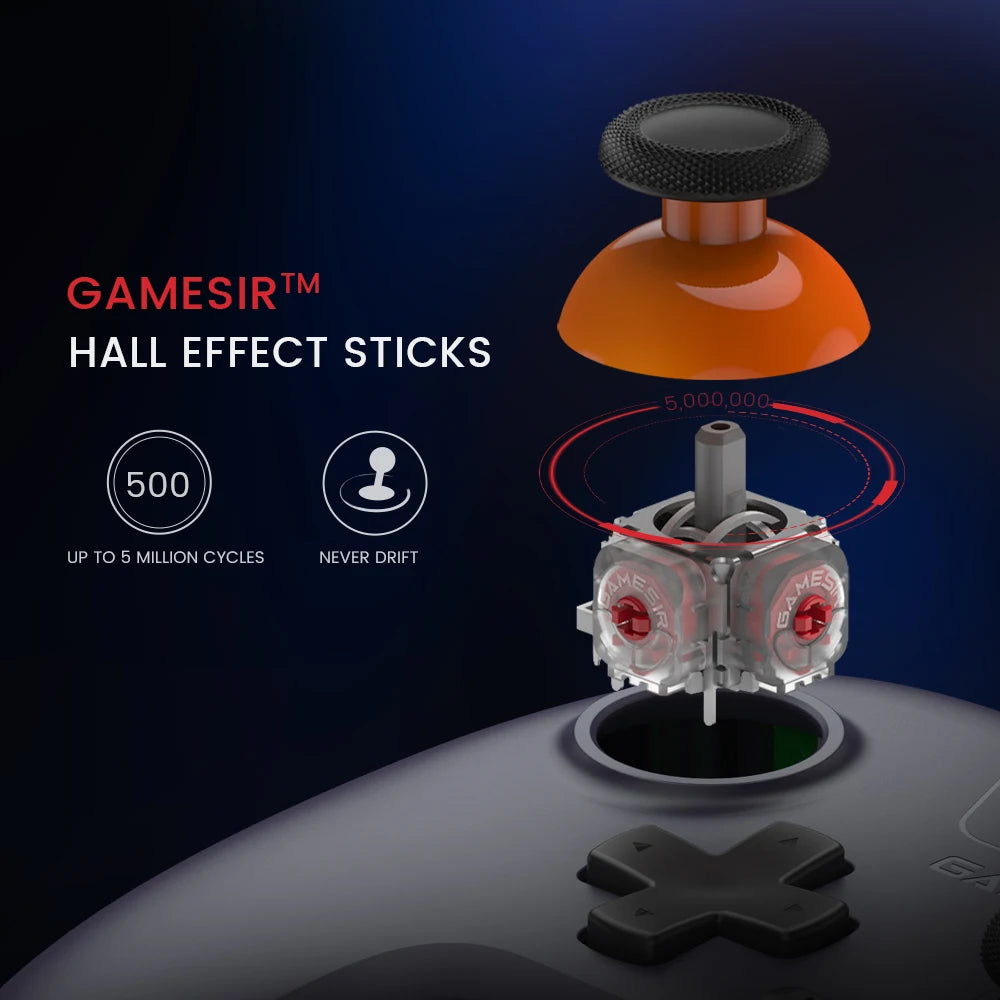 GAMESIR Nova Lite Wireless Gamepad — Hall Effect Joysticks | Xbox, PS5, PS4, PC, Android, IOS