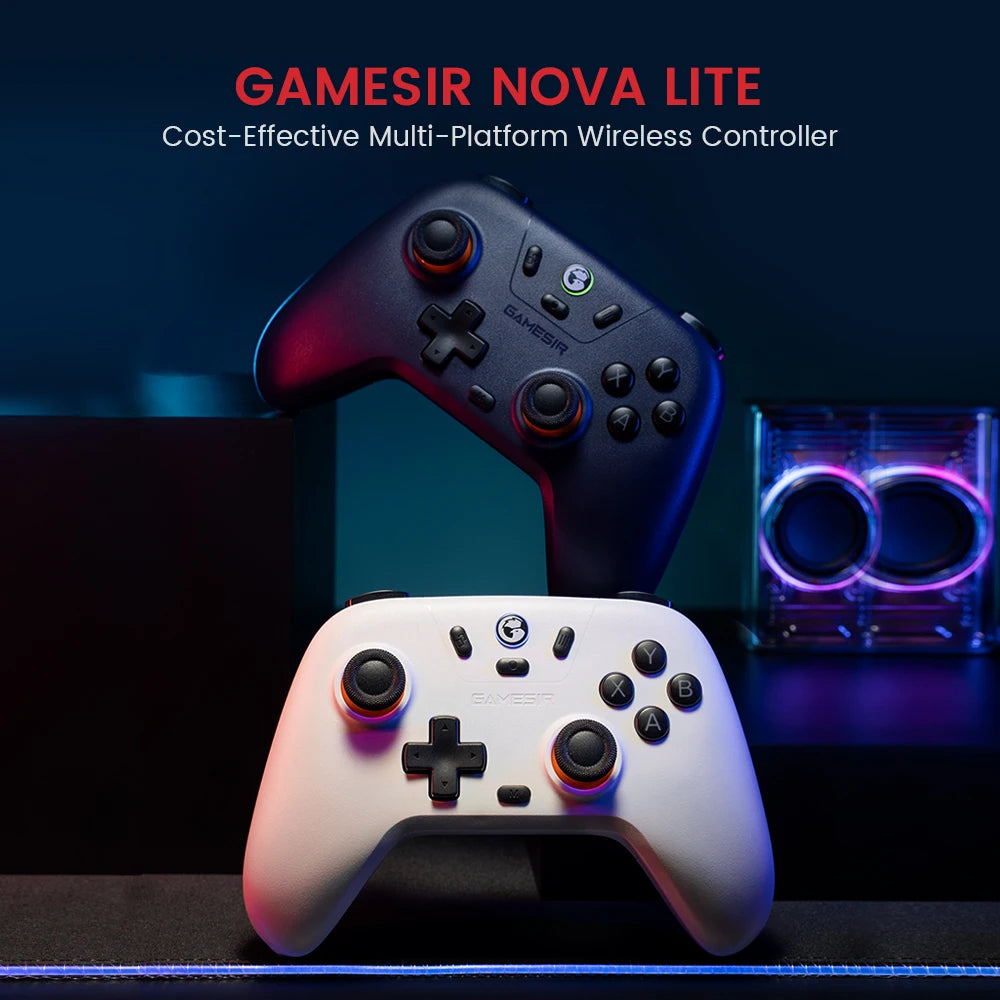 GAMESIR Nova Lite Wireless Gamepad — Hall Effect Joysticks | Xbox, PS5, PS4, PC, Android, IOS