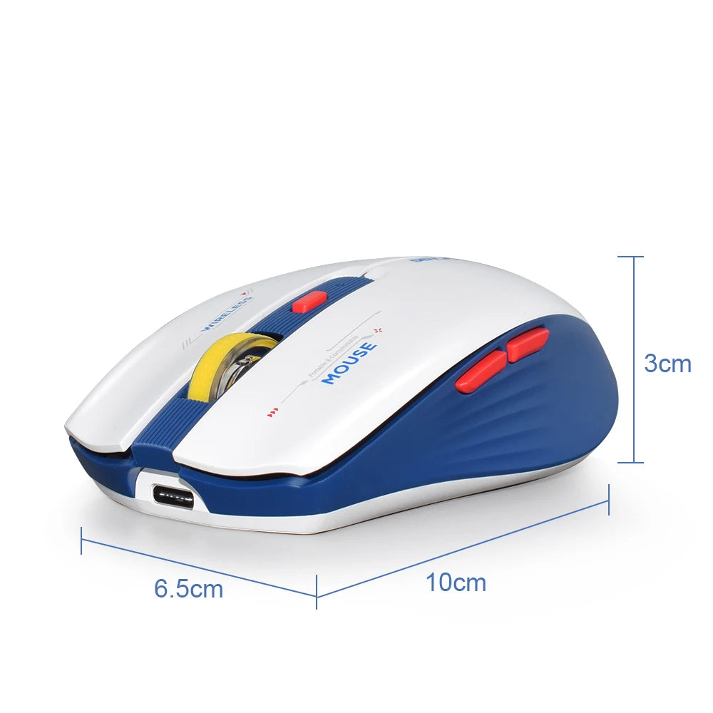 LT-T19 Ergonomic Rechargeable Gaming Mouse USB 2.4G Wireless RGB Light Desktop Gaming Mice