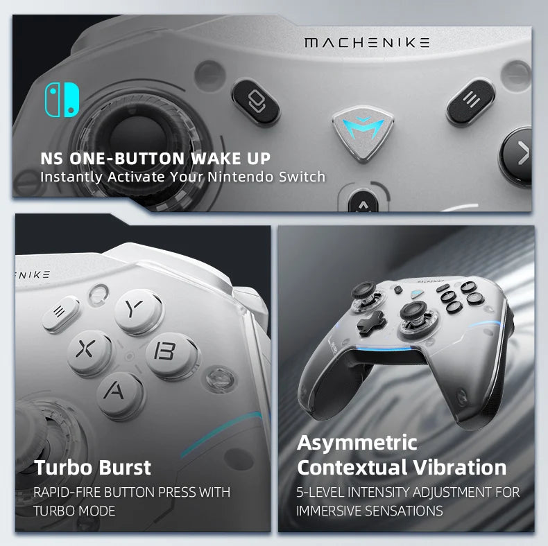 MACHENIKE G5 Pro Elite Wireless Controller — Hall Trigger & Mecha Buttons | PC, PS5, PS4, Xbox