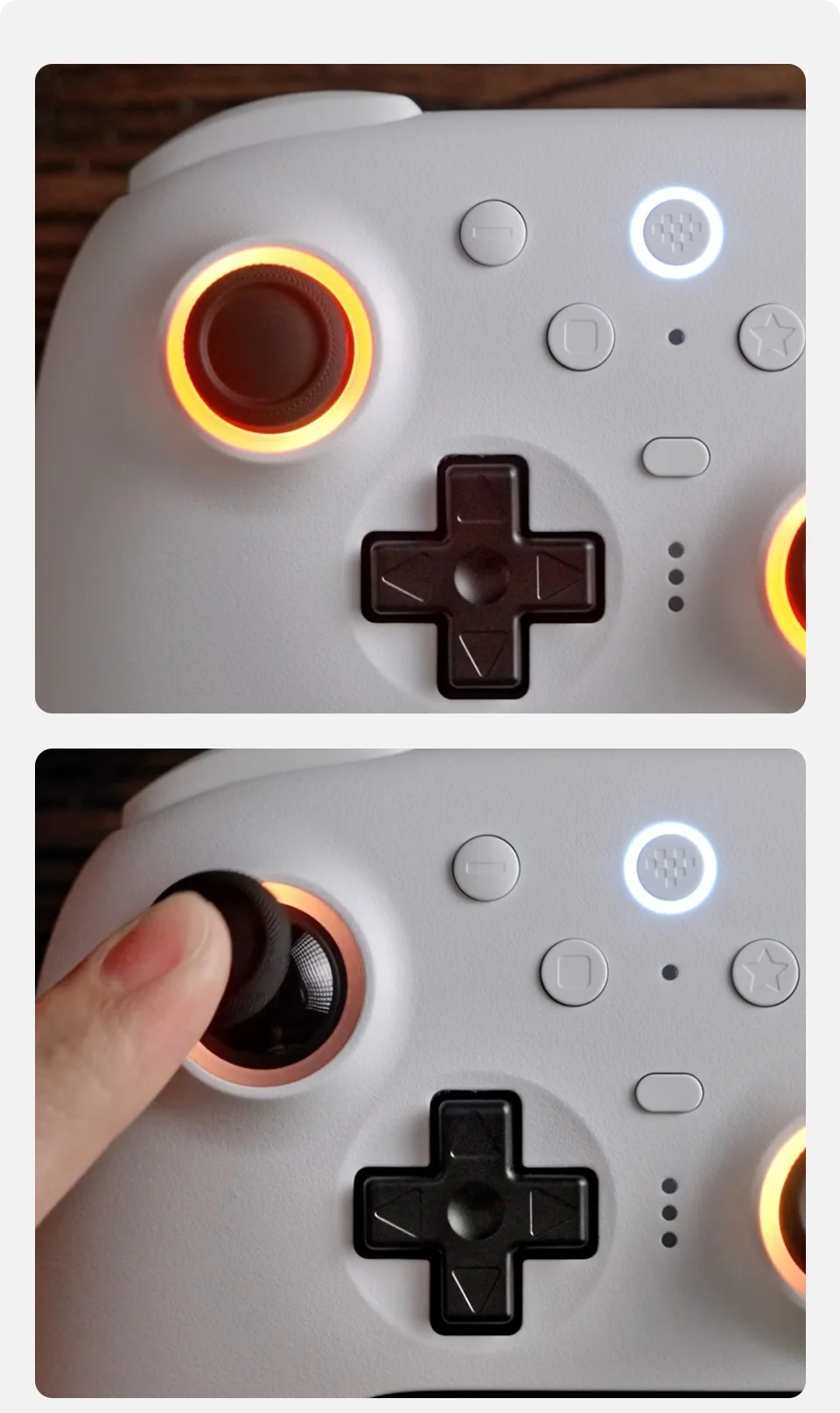 8BITDO Pro Wireless Controller — TMR & Hall Effect Joysticks | PC, Switch, PS4, PS5,Windows