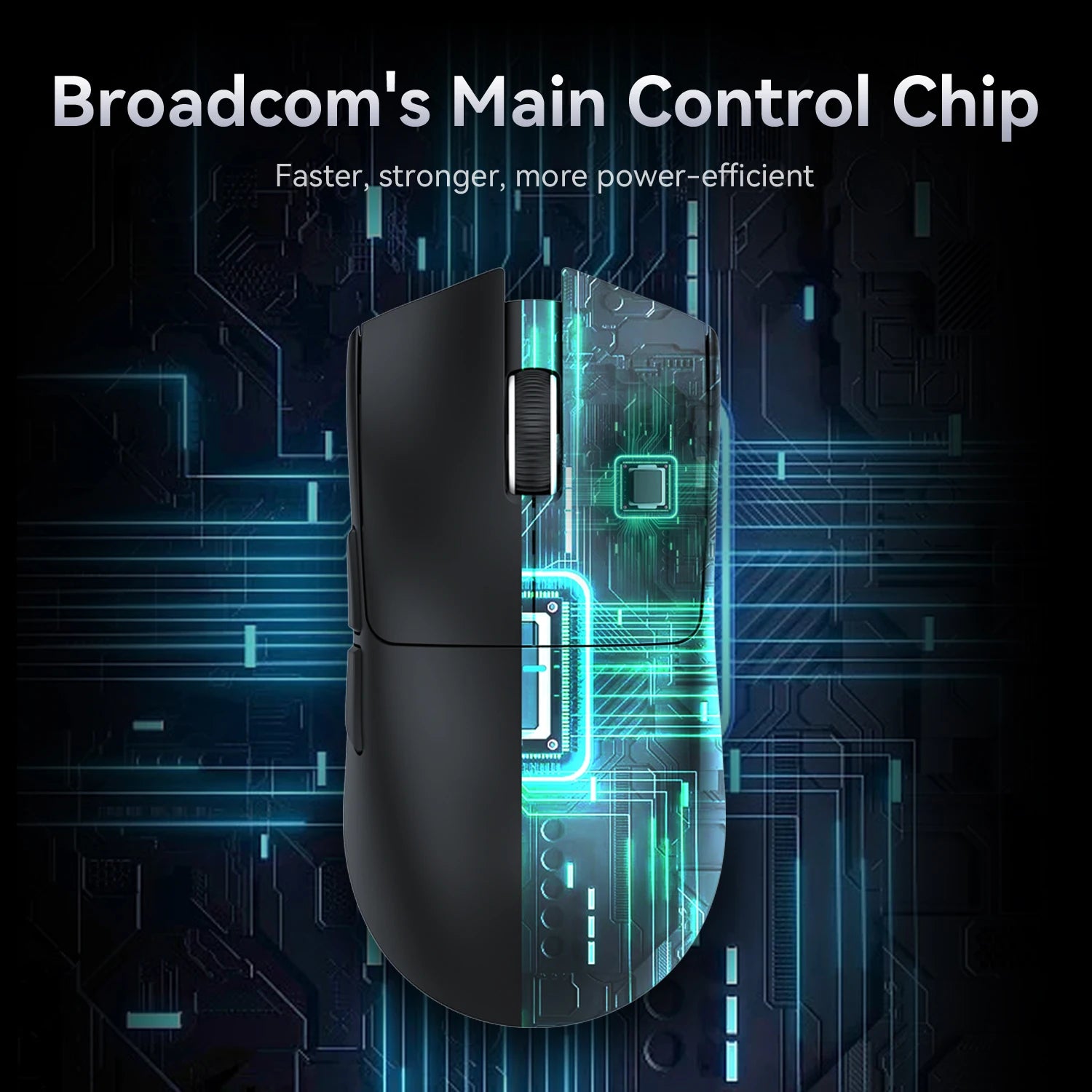 ATTACK SHARK X11 Wireless Mouse,Bluetooth/2.4G/wired Tri-Mode Mouse With RGB Magnetic charging dock for Non Stop Gaming