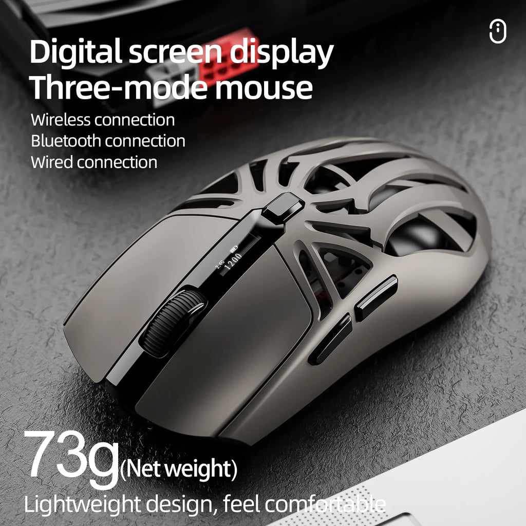 SMAILWOLF RS8 Bluetooth wireless 2.4g gaming mouse triple-mode lightweight e-sports gaming 10000DPI