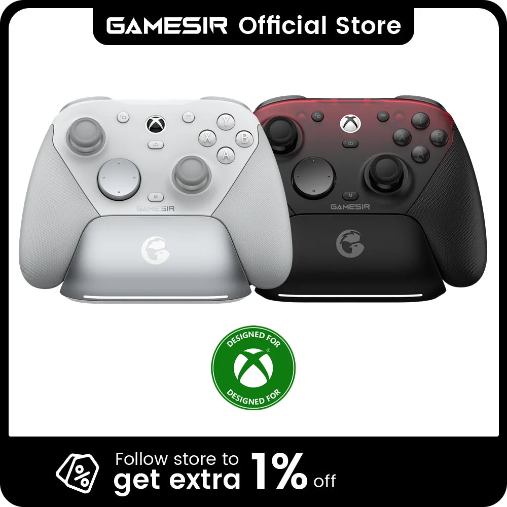 GAMESIR G7 Pro Xbox Controller for Xbox Series X|S, Xbox One X|S, Steam, PC, Android Phone - Hall Effect, Charging Dock, Gyro