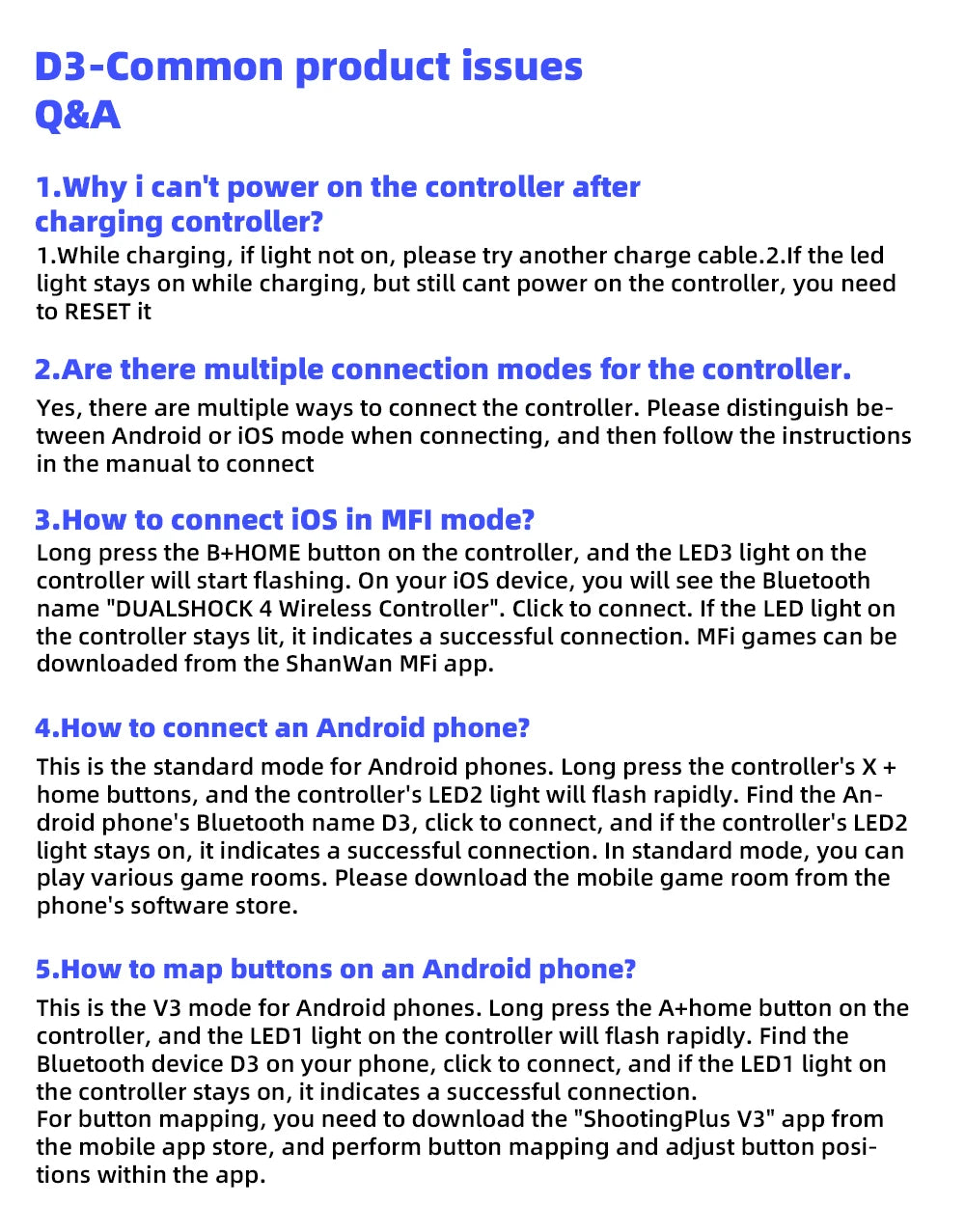 COSMIC-BYTE D3 Mobile Gaming Controller — Expandable Gamepad | Android, iOS