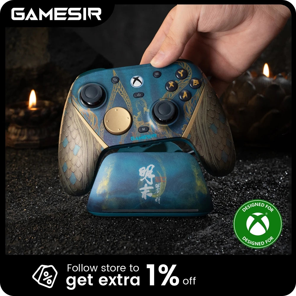 GAMESIR G7 Pro Wireless Controller — WUCHANG Edition | TMR Joysticks & Motion Control | Xbox, PS5, PS4, PC