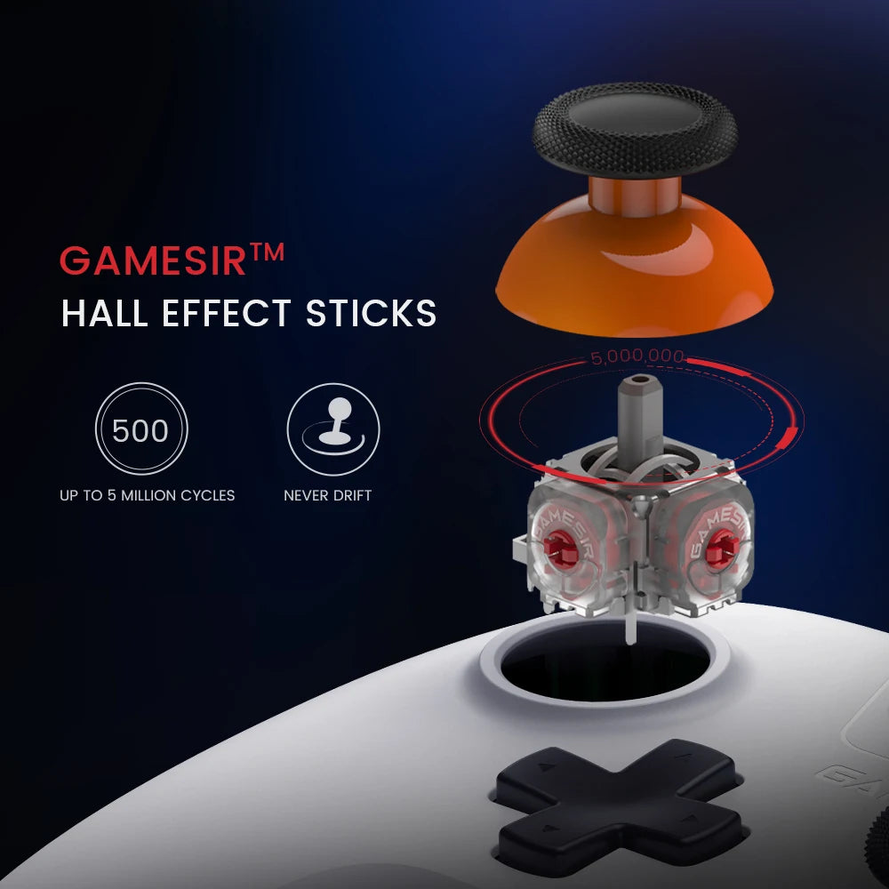 GAMESIR Nova Lite Wireless Gamepad — Hall Effect Joysticks | Xbox, PS5, PS4, PC, Android, IOS