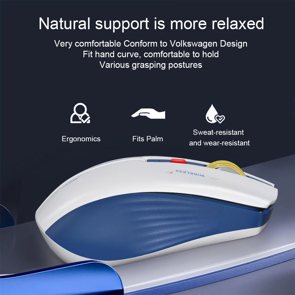 LT-T19 Ergonomic Rechargeable Gaming Mouse USB 2.4G Wireless RGB Light Desktop Gaming Mice