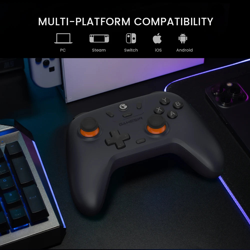 GAMESIR Nova Lite Wireless Gamepad — Hall Effect Joysticks | Xbox, PS5, PS4, PC, Android, IOS