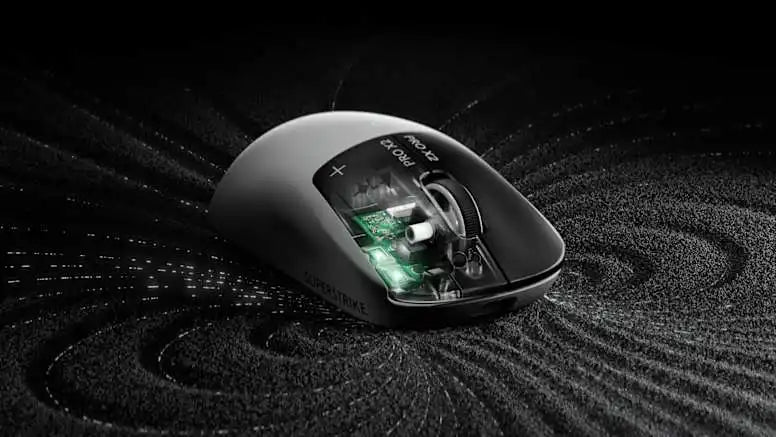 LOGITECH PRO X2 SUPERSTRIKE Wireless Gaming Mouse Professional Gaming Mouse 44000DPI HITS Sensing For PC Gamers