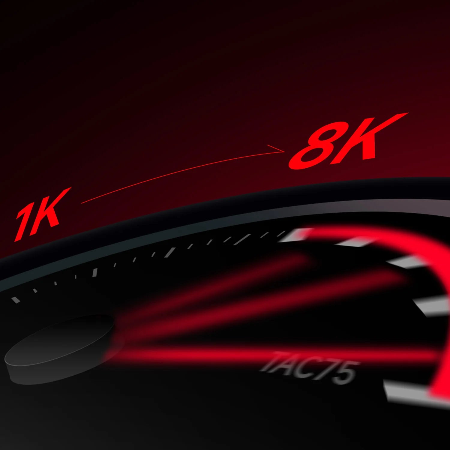 AKKO TAC75 HE Magnetic Switch Keyboard 75% Gaming Keyboards Rapid Trigger 0.005mm 8K RGB Lights for Esports players