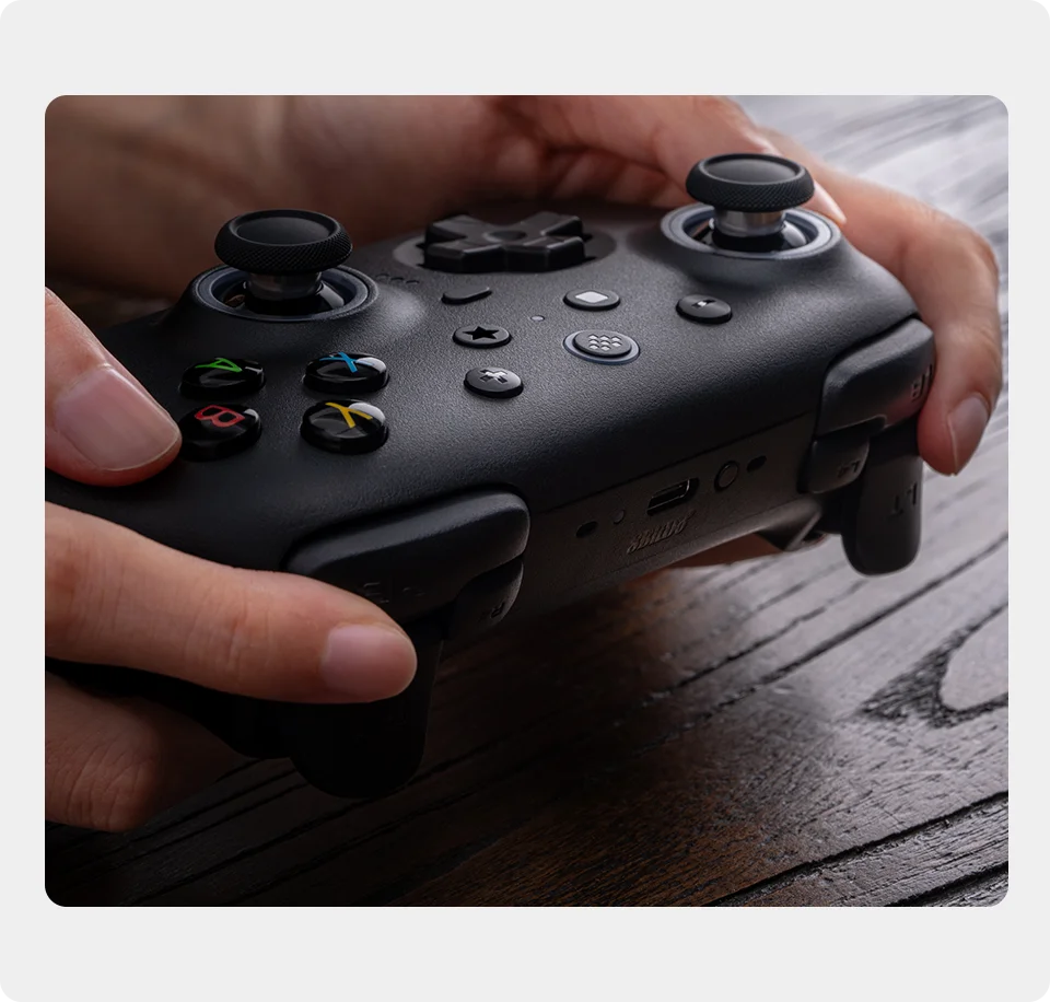 8BITDO Pro Wireless Controller — TMR & Hall Effect Joysticks | PC, Switch, PS4, PS5,Windows