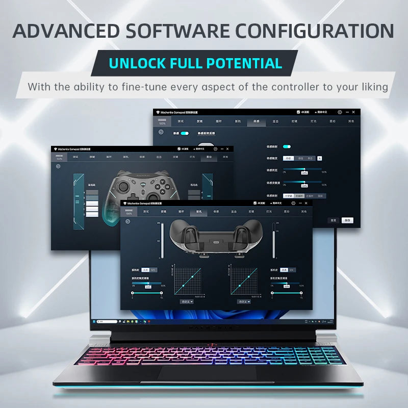 MACHENIKE G5 Pro Elite Wireless Controller — Hall Trigger & Mecha Buttons | PC, PS5, PS4, Xbox