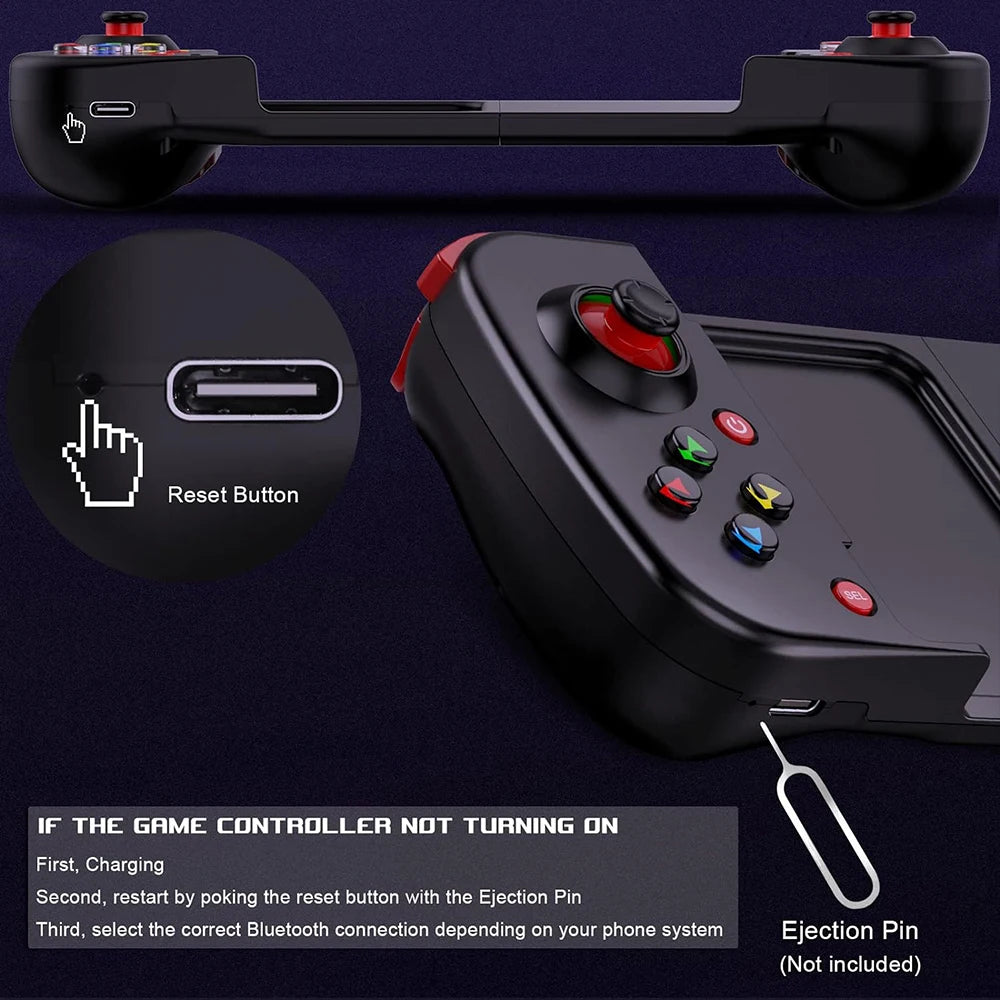 COSMIC-BYTE D3 Mobile Gaming Controller — Expandable Gamepad | Android, iOS