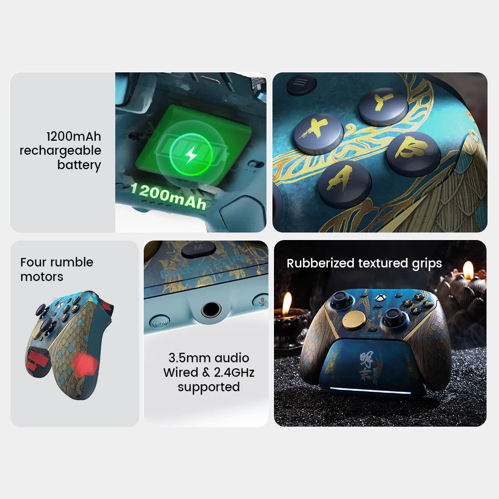 GAMESIR G7 Pro Wireless Controller — WUCHANG Edition | TMR Joysticks & Motion Control | Xbox, PS5, PS4, PC